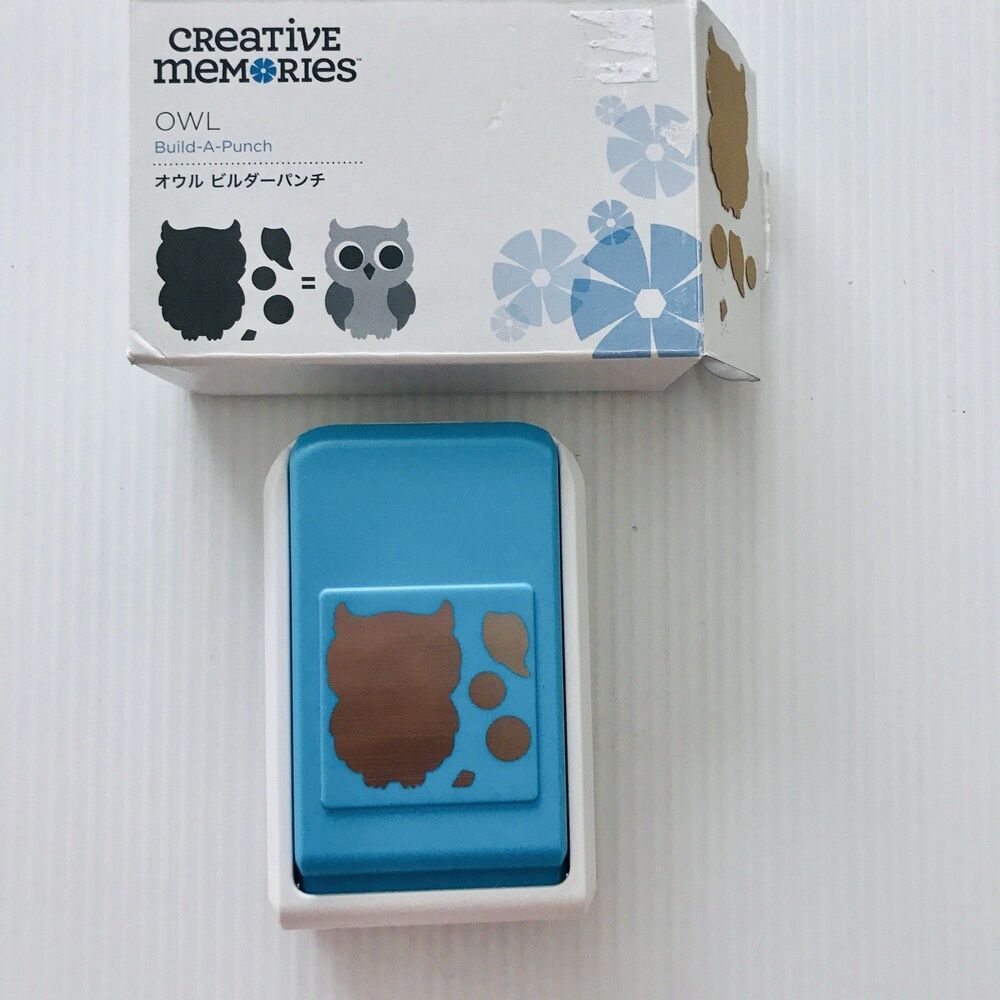 Creative Memories OWL Decorative Build-a-Punch 3D New With Box 2023
